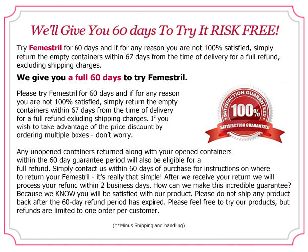 Femestril guarantee